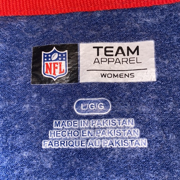 New York Giants Women’s Zip-Up Sweatshirt | NFL Team Apparel - Picture 4 of 4